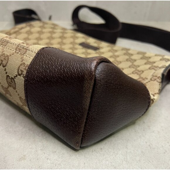 Vintage GUCCI GG Fabric Shoulder Cross Body Bag - Picture 7 of 14